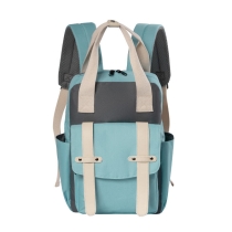 캔버스 대용량 캐주얼 다기능 노트북 배낭 