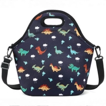 휴대용 재사용 빨 어깨 네오프렌 토트 점심 가방 