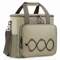 조절 가능한 스트랩이있는 절연 식료품 가방 