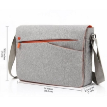 작은  도트 인쇄 캔버스 정리 크로스 바디 숄더백