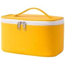 지퍼 방수 PU 가죽 여행 뷰티 메이크업 휴대용 화장품 가방 