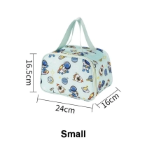 휴대용 방수 두꺼운 알루미늄 호일 절연 쿨러 점심 가방 