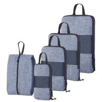 5세트 경량 포장 큐브 (신발 가방 포함) 적은 공간 더 많이