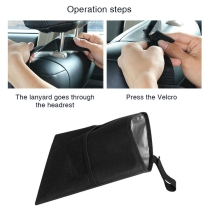 누출 방지 교수형  메쉬 포켓이있는 자동차 쓰레기 봉투