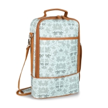  2 병 와인 토트 쿨러 가방 패딩 어깨 끈  선물 