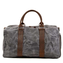 내구성 방수  체육관 스포츠  왁스 칠한 캔버스  피트니스 백 