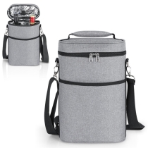 뜨거운 판매 쿨러 와인 샴페인 절연 캐리어 토트 백 