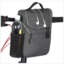 병 홀더와 전문 자전거 앞 가방 