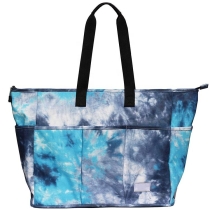 수화물 소매를 가진 여자스포츠 경량 인쇄 토트 여행 가방