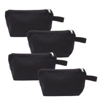 코튼 캔버스 파우치 세면 용품 여행 메이크업 에코 화장품 가방 