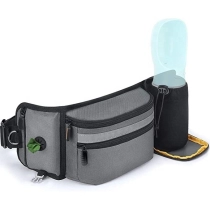 숨겨진 물병 홀더가있는 똥 가방