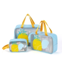 간단한 패션 다색 방수 메이크업 세면 용품 포장 가방