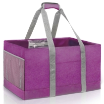 긴 손잡이 옥스포드 직물 저장 슈퍼마켓 Foldable 운반물 