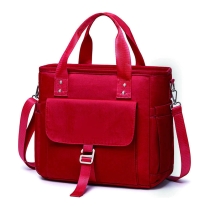 여성 쿨러 가방 절연 열 누출 방지 도시락  초대형 점심 토트 쿨러 백