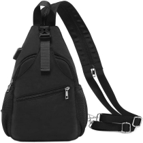 여성을위한 디자이너 미니 스포츠 슬링 도난 방지 가방