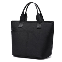  점심 가방 방수 절연 식료품 쇼핑  앞면과 뒷면 주머니 비치 쿨러 백