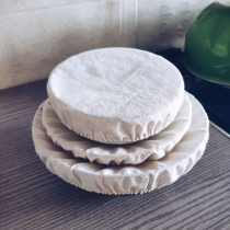 유기농 면직물 그릇 커버 탄성 eding 빨 식품 저장 커버