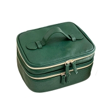 새로운 스타일 디자인 고품질 방수 우레탄 휴대용 가죽 화장품 가방