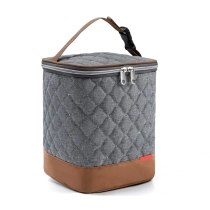 아기 병 모유 토트 백