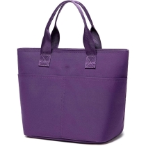  절연 쿨러  럭셔리 점심 가방  절연 피크닉 캔버스 쿨러 가방