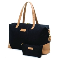 럭셔리 가죽 바닥과 손잡이가있는  여행 가방 