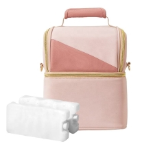 접을 수있는 냉동고 열 어깨 끈 배낭 쿨러 휴대용 모유 보관 가방 