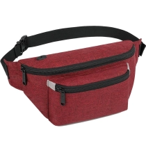 여행 스포츠를 달리기 위한 조정가능한 벨트 유행 경량 나일론 허리 부대를 가진 주문 crossbody 패니 팩