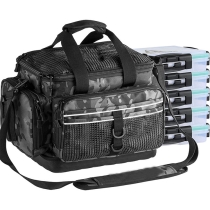 다기능 낚시 배낭 가방 낚시 도구 내구성 야외 낚시 태클 가방 