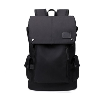  회색 유행 방수 학생  usb 노트북 큰 학교 책가방