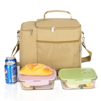 대형 옥스포드 천 피크닉 야외 휴대용 점심 쿨러 가방