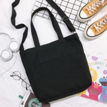 고품질 코튼 크로스 바디 캔버스 토트 백 빈티지  숄더 백 대용량 