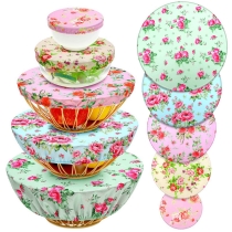 주문 꽃 작풍 재사용할 수  과일 음식  면화 빵 덮개 뚜껑을커버