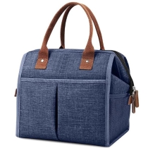 사이드 포켓 ​​대형 도시락 가방 누수 방지 절연 쿨러 백 