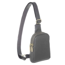 가슴 PU 허리 가방