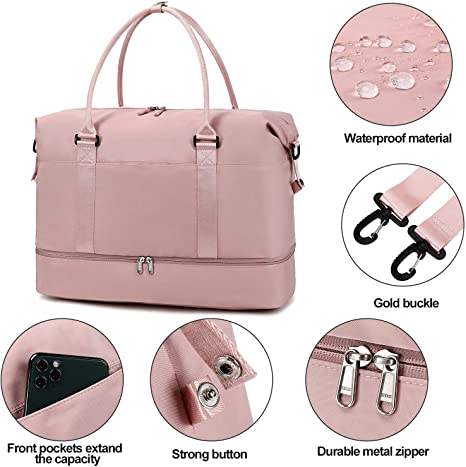 더블 컴파트먼트 트래블 오버나이트 스포츠 토트 듀펠백 3