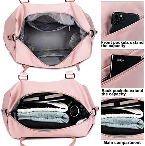 더블 컴파트먼트 트래블 오버나이트 스포츠 토트 듀펠백 4