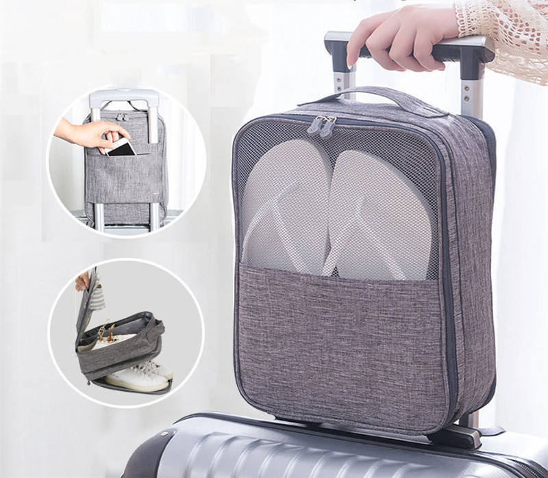 메쉬 방수 여행용 신발 포장 가방 스니커즈 보관 가방 13
