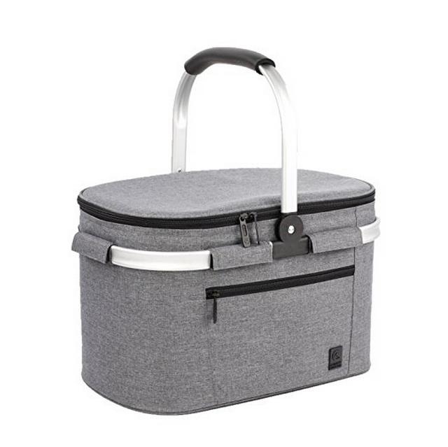 맞춤형 단열 보온병 쿨러 피크닉 바구니 4