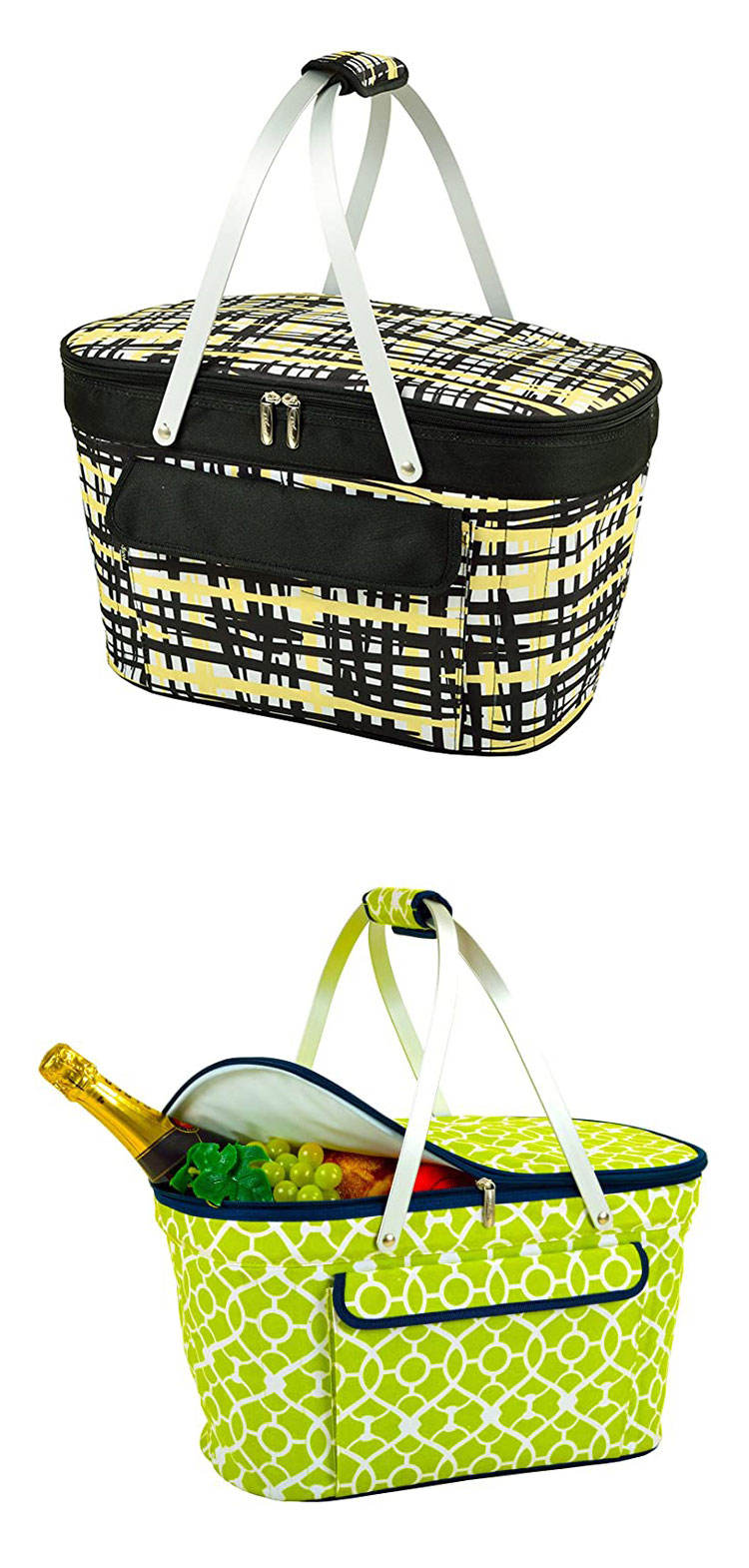 여행 해변을 위한 프레임이 있는 단열 쿨러백 휴대용 접이식 피크닉 쿨러 7