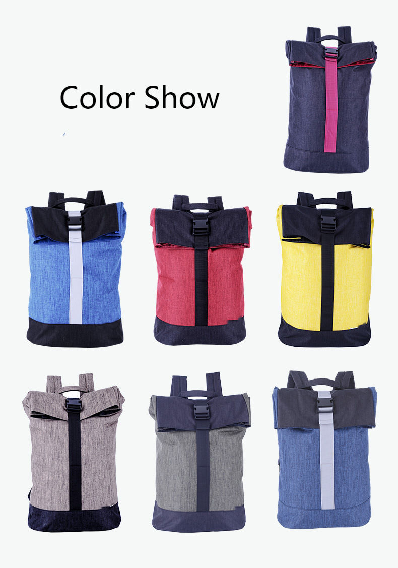 고품질 여행 하이킹 캠핑 백팩 롤탑 빈티지 패션 디자이너 5