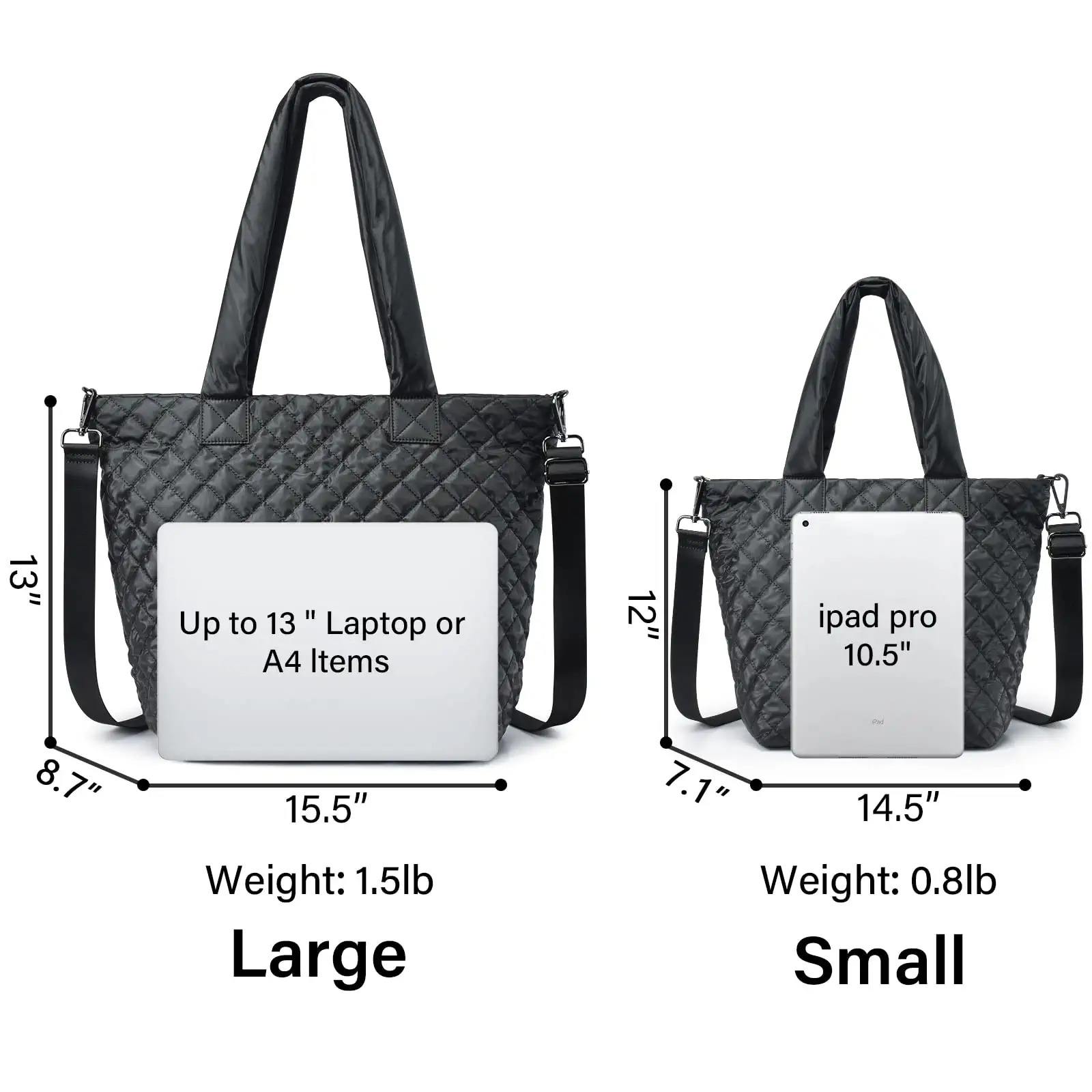 맞춤형 퍼퍼백 퀼팅 여성 퍼퍼백 3