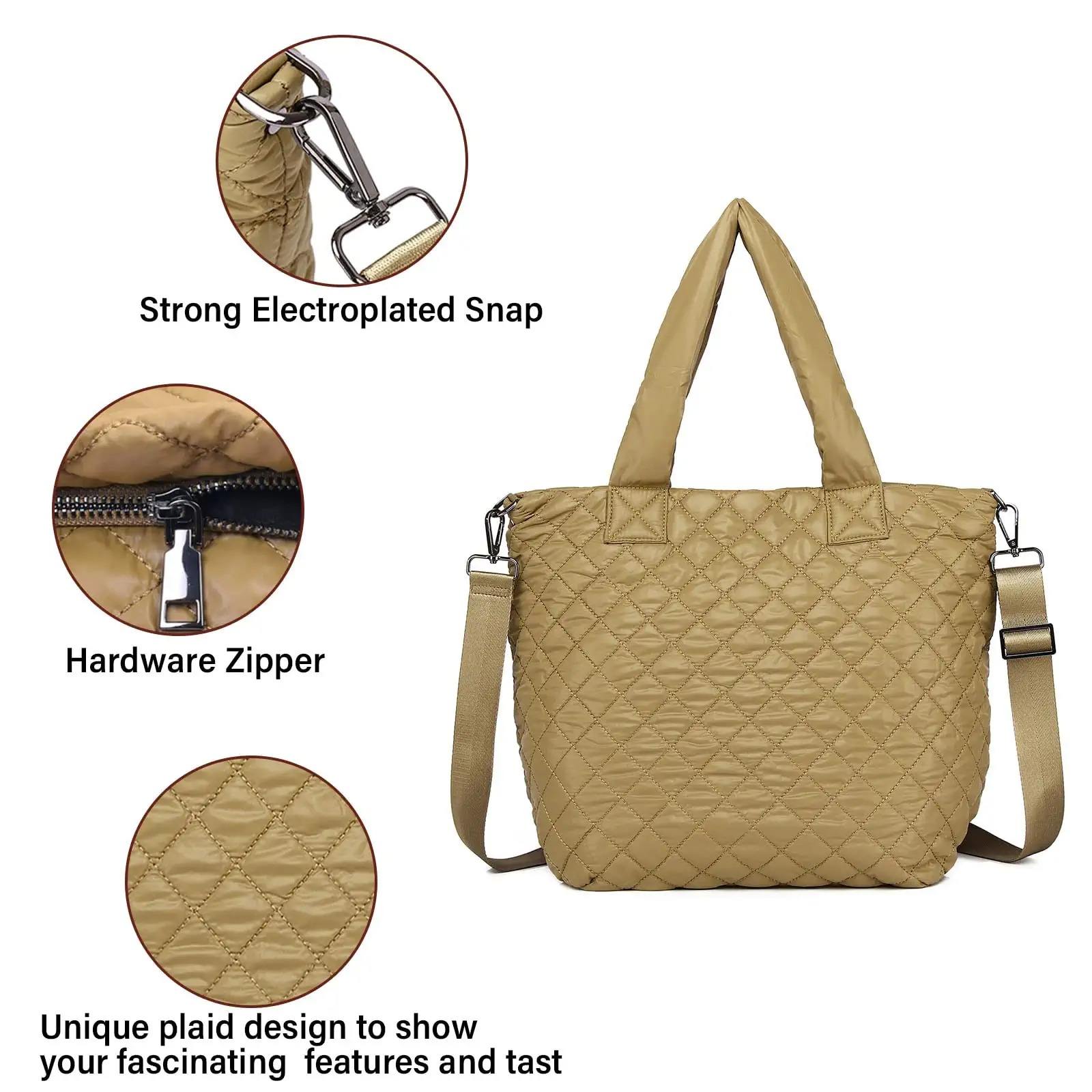 맞춤형 퍼퍼백 퀼팅 여성 퍼퍼백 7