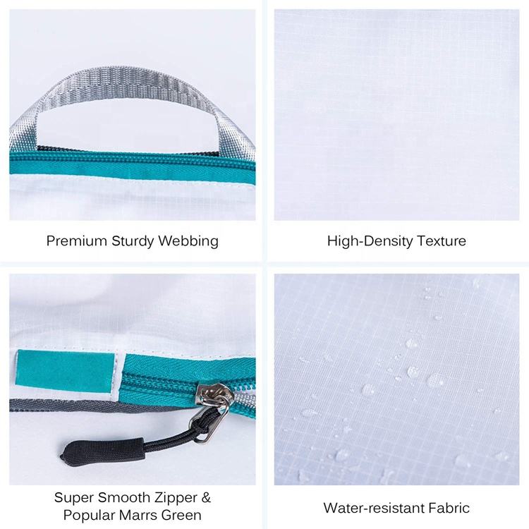 수하물 및 배낭용 압축 정리함 여행용 포장 큐브 3개 세트 4