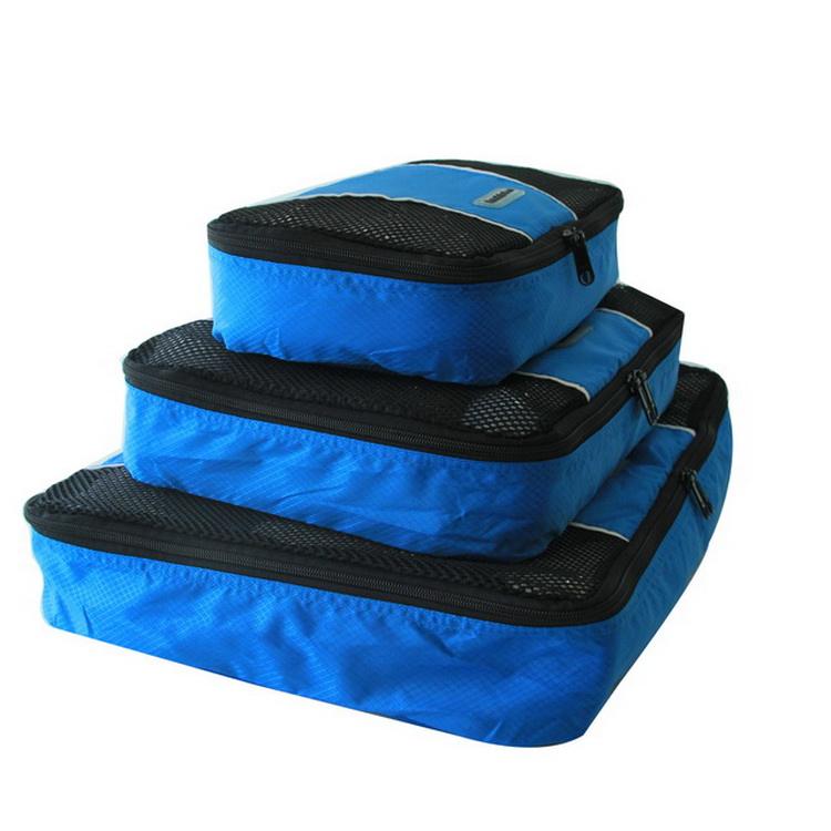 여행용 수하물 천 정리함 3개 세트 포장 큐브 키트 1