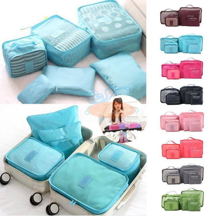 여행용 휴대용 수하물 정리함 6Pcs(세트)포장 큐브 2