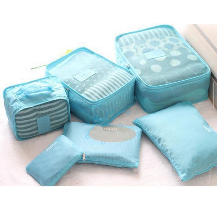 여행용 휴대용 수하물 정리함 6Pcs(세트)포장 큐브