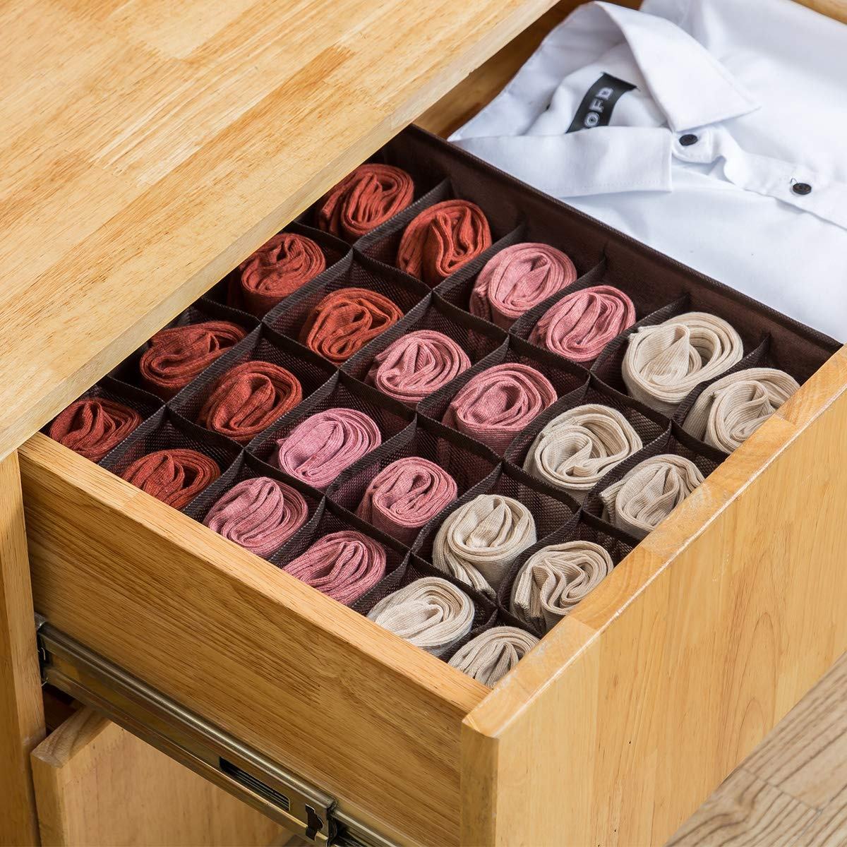 2팩 속옷 보관 정리함 접이식 여행 속옷 보관 정리함 1