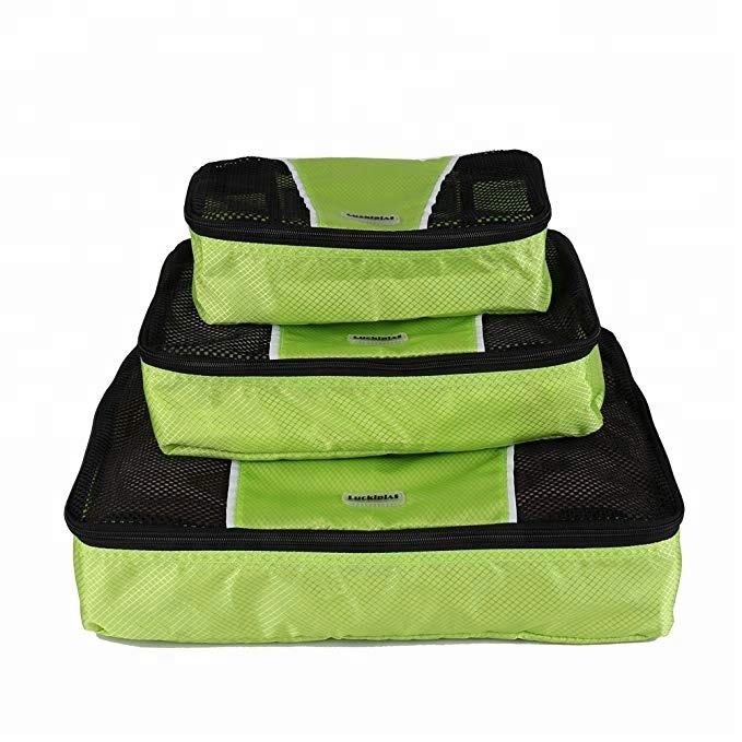 3팩 방수 압축 여행 수하물 정리함 포장 큐브 2