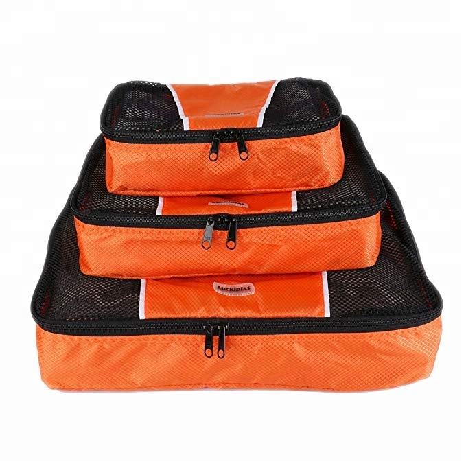 3팩 방수 압축 여행 수하물 정리함 포장 큐브 1