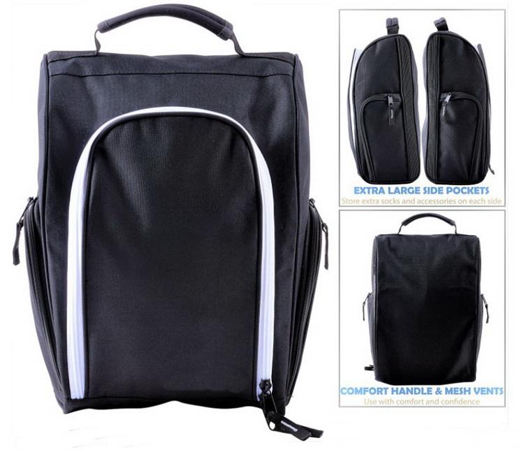 외부 포켓 통풍이 가능한 럭셔리 남성 골프화 가방 6